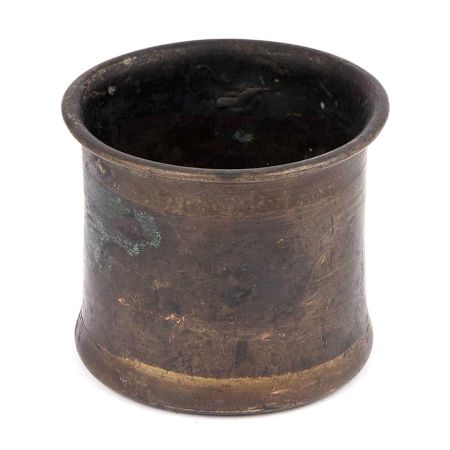 Copper with Brass Holy Water Pot