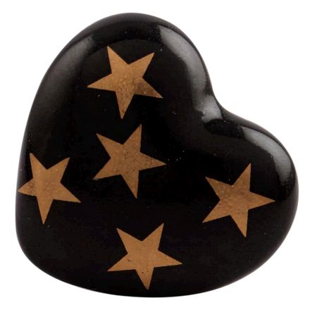 Golden Star Heart Ceramic Wine Stopper