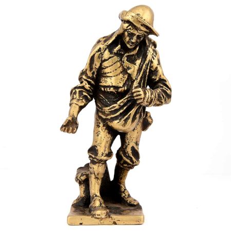 Brass English Man Statue