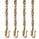 Brass Swing Chain Set Jhoola Chain(Set Of 4 Pieces)