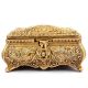 Brass Jewellery Casket Art Nouveau Style