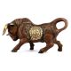 Copper Finish Bull Brass Statue