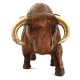 Copper Finish Bull Brass Statue