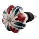 Maroon Big Melon Ceramic Wine Stopper