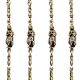 Swing Chain Set with Peacock and Dancing Lady Figurine(Set Of 4 Pieces)