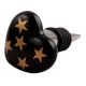 Golden Star Heart Ceramic Wine Stopper