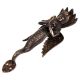 Brass Nag Kanya Serpent Daughter Door Handle