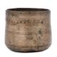 Vintage Brass Orissa Grain Measurement Pot