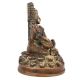 Goddess Saraswati with Veena - Brass Statue