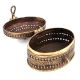 Tribal Oval Brass Box