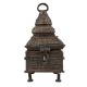 Tribal Temple Shape Brass Box