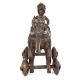 Vintage India Brass Horse with Rider