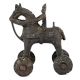 Indian Cast Bronze Temple Mounted Toy Horse