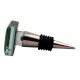 Green Square Flat Glass Wine Stopper