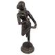 Brass Dancing Lady Statue
