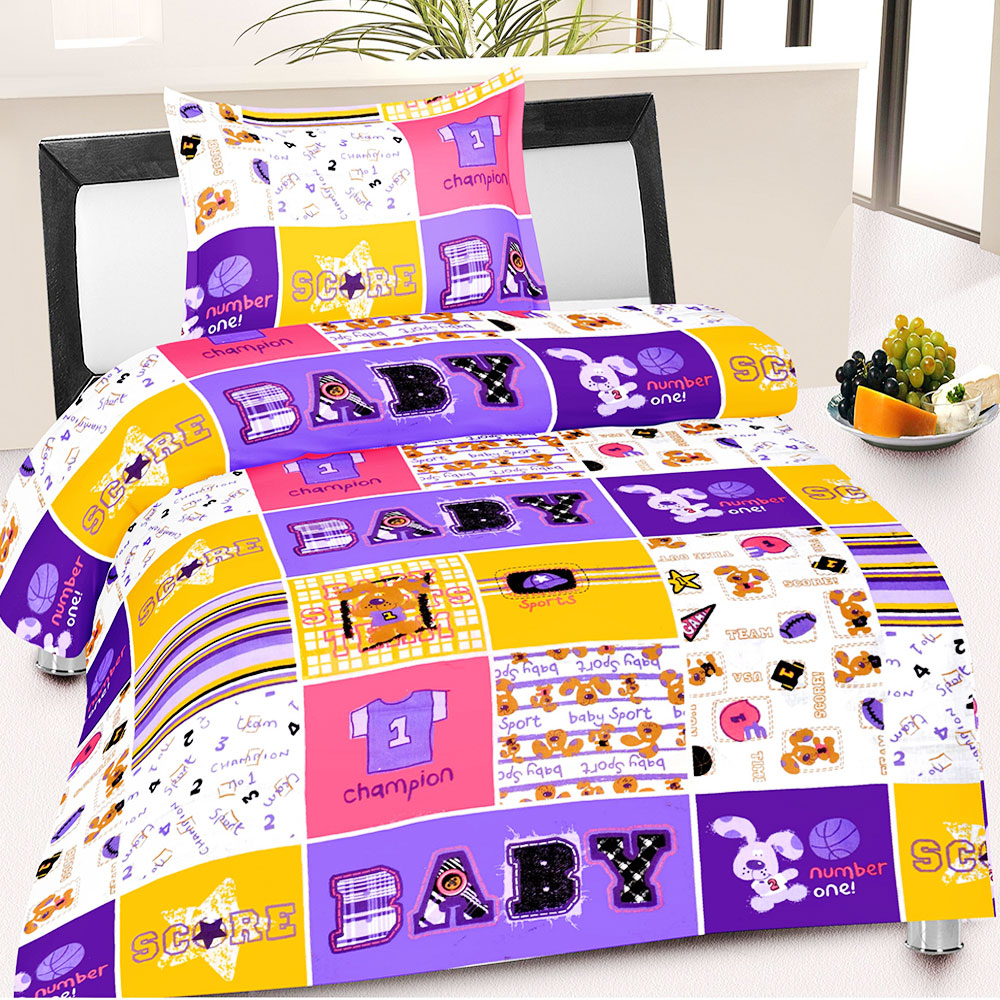 bed sheets cartoon print