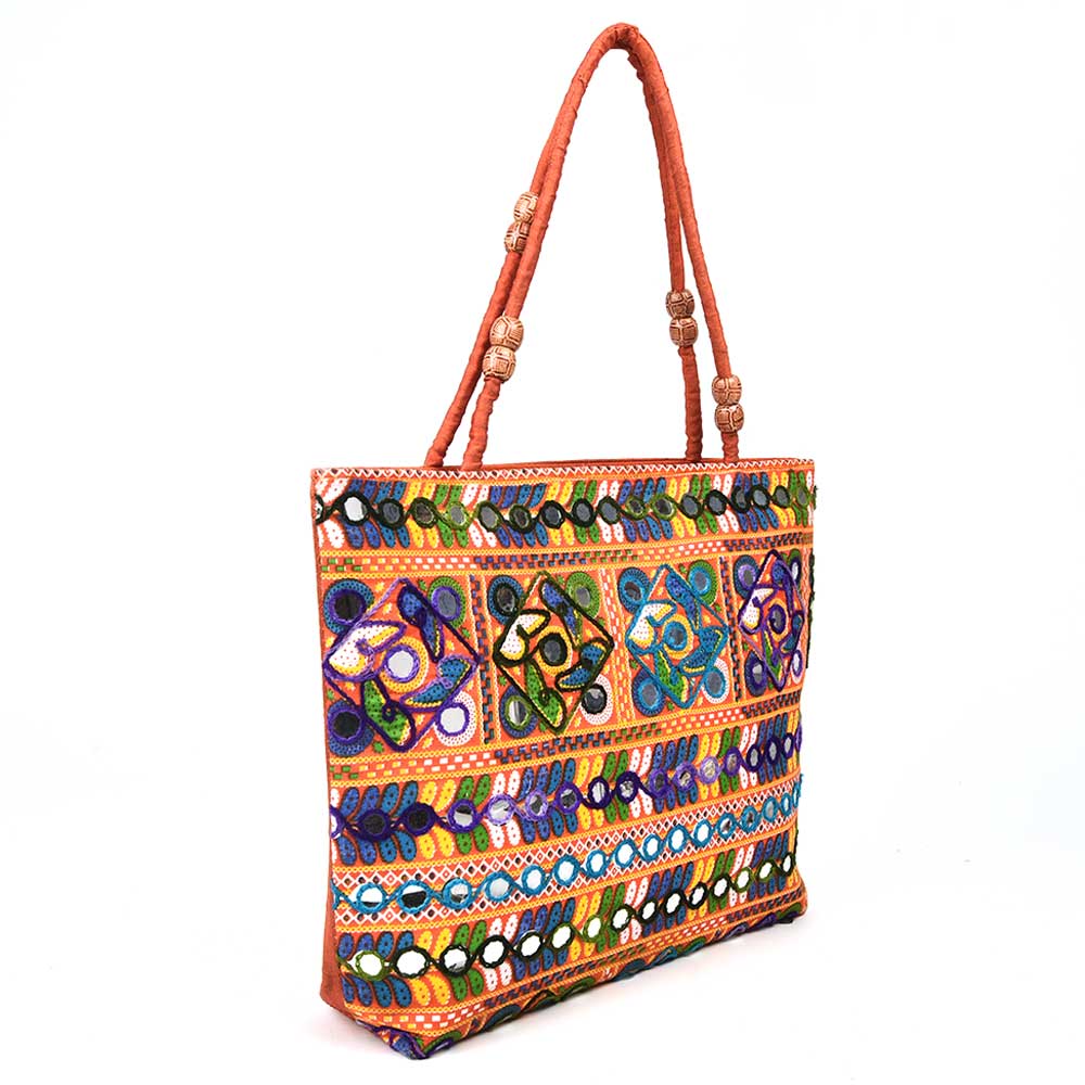 Vintage Kuchi Ahir Embroidery  Banjara  Bag