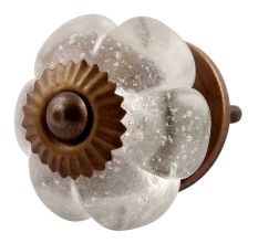 Clear Melon Glass Cabinet Knob Online