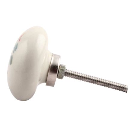 Multicolor Flower Ceramic Dresser Knob Online