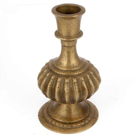 Golden Engraved Brass Hookah Base Pot