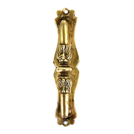 Pure Brass Door Handle In Decorative Style