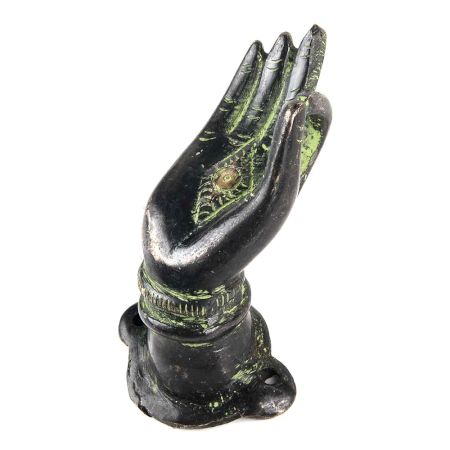 Bronze Mudra Door Handle with Index Finger