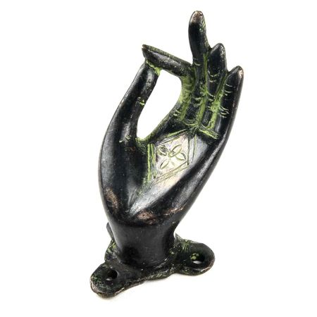 Mudra Door Handle Bronze Middle Finger