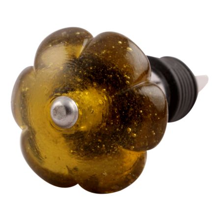 Olive Melon Glass Wine Stopper