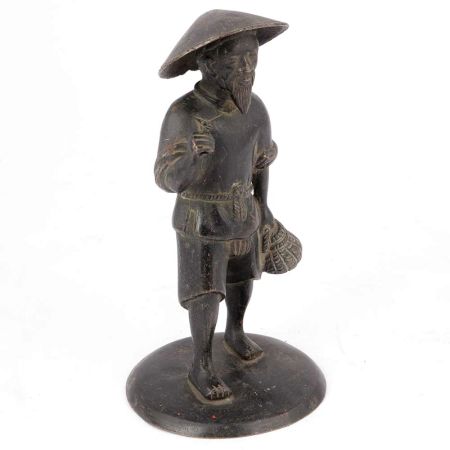 Bronze Sculpture Fisherman