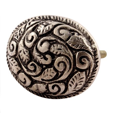 Oval Shape Aluminium Drawer Knobs Online