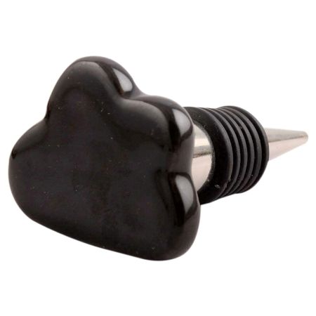 Black Cloud Ceramic Wine Stopper