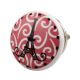 Pink Paris Eiffel Tower Flat Dresser Knob