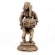 Brass Sculpture of Dancing Ganesh with Dholak