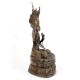 Bronze Manjushree Statue Sitting With Sword