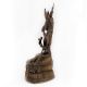 Bronze Manjushree Statue Sitting With Sword