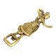 Dancing Lady Brass Bottle Opener