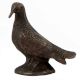 Brass Carved Pigeon Sculpture