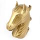 Vintage Brass Horse Head Sculpture
