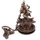 Brass Ganesha Hanging Oil Lamp