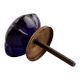 Navy Blue Melon Glass Cabinet  Knob Online