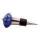 Cobalt Blue Melon Glass Wine Stopper