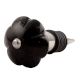 Black Melon Glass Wine Stopper