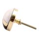 Black White Brass Resin Knobs