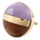 Purple Brown Brass Resin Knobs