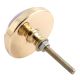 Purple Brown Brass Resin Knobs