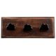 Black Cloud Ceramic Wooden Hooks