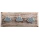 Grey Cloud Ceramic Wooden Hooks