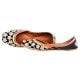 Black Dabka Mirror Work Floral Punjabi Jutti