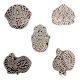 Set of 5 Piece New Mix Wooden Printing Block