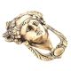 Brass Woman Head Door Knocker